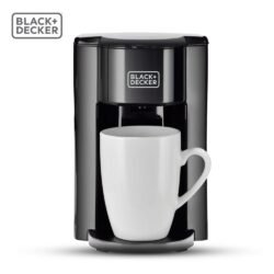 BLACK + DECKER Coffee Maker With Permanent Filter Ceramic Cup - DCM25 - Black