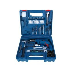 Bosch GSB 500W 10 RE Professional Tool Kit, MS and Plastic (Blue, Pack of 100)